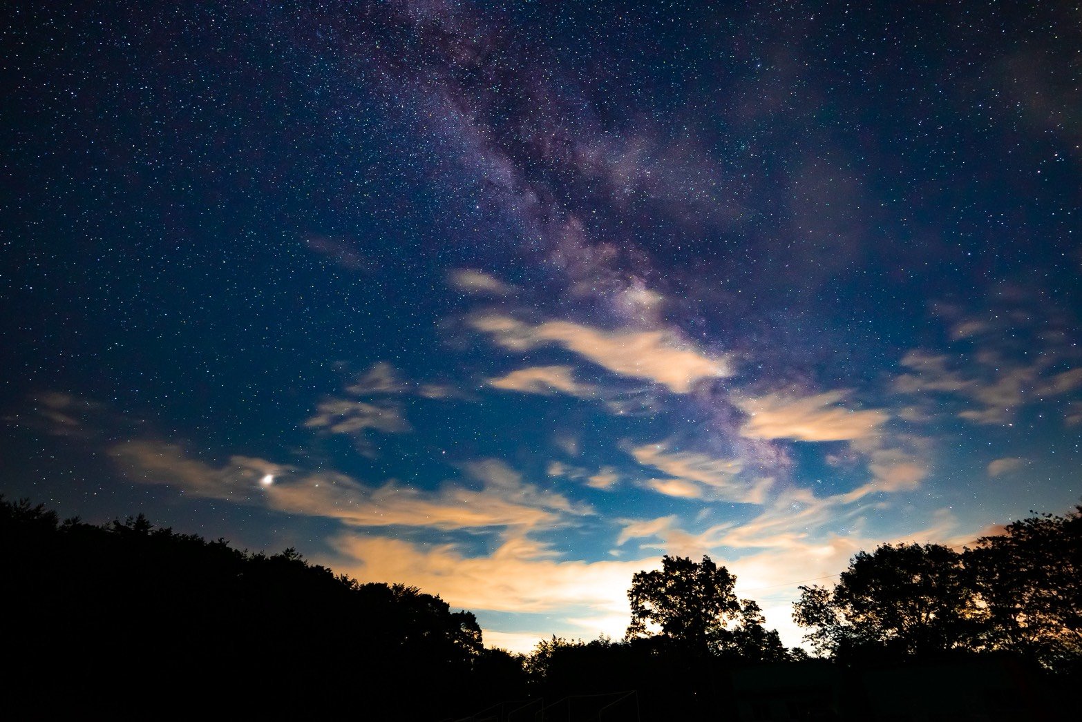 天頂の別邸ひるがの 周辺で見上げた星空